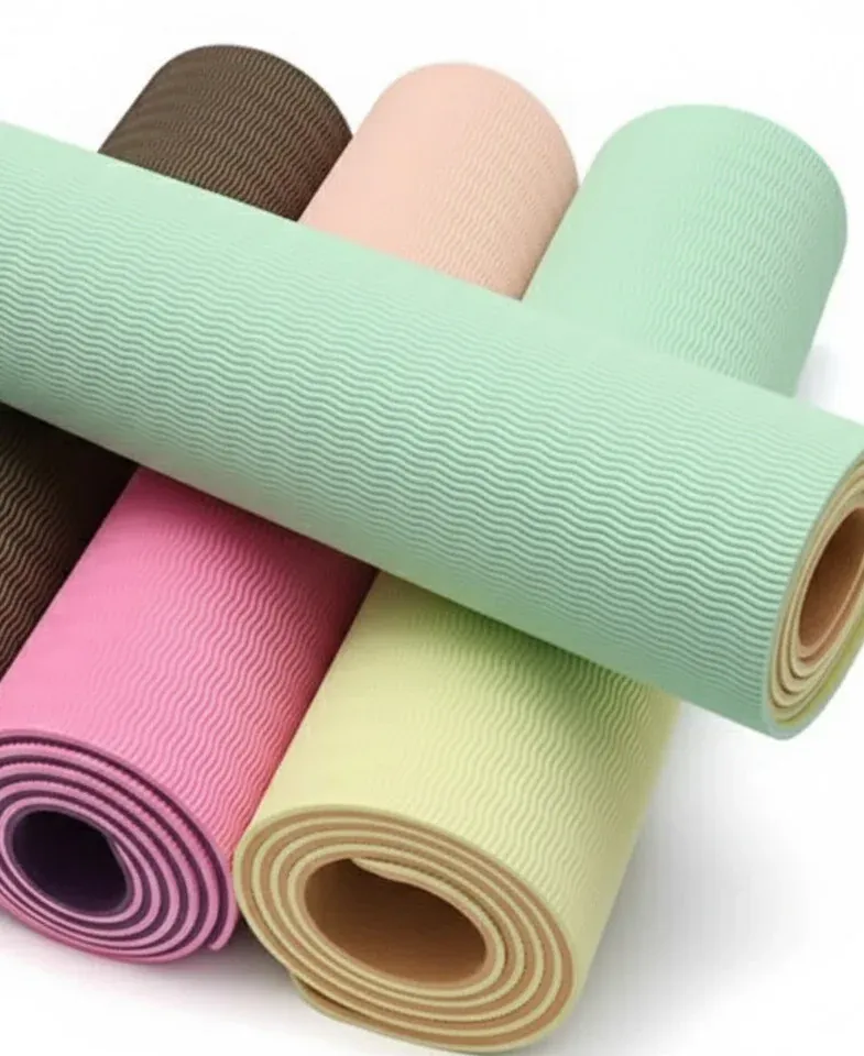 Zweifarbige TPE-Yogamatte — Foto 1