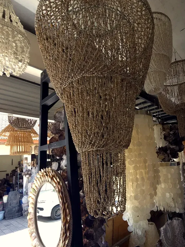 Cahaya capiz shell pendant lamp — photo 2